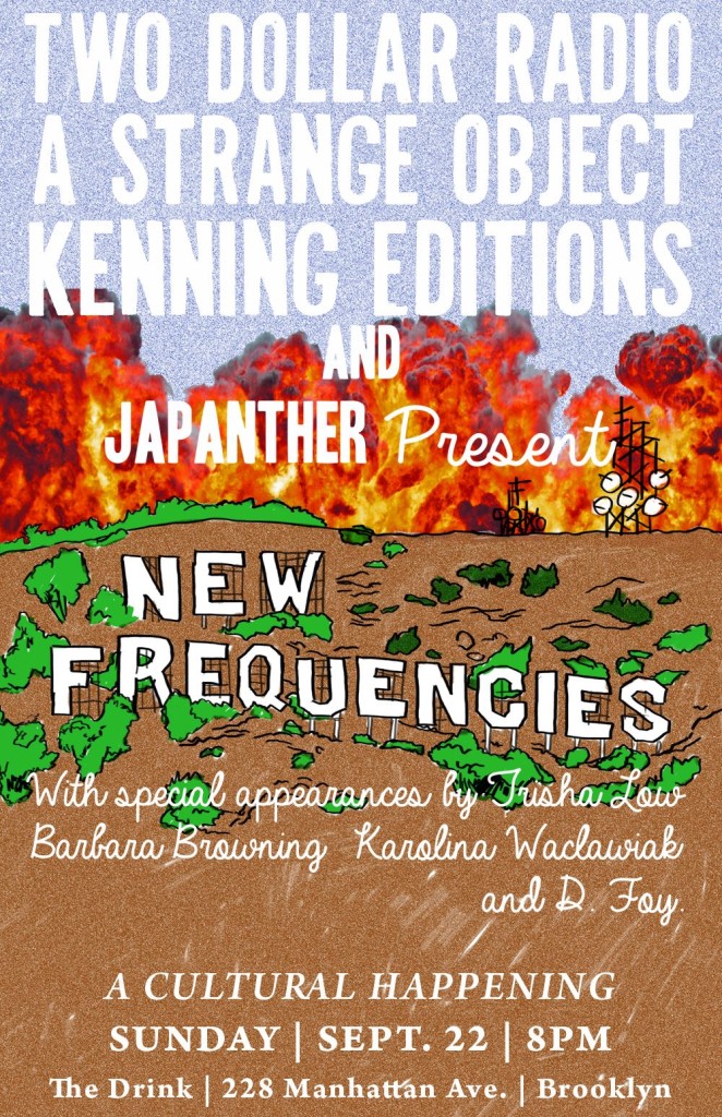 New Frequencies—a cultural happening after the Brooklyn Book Festival